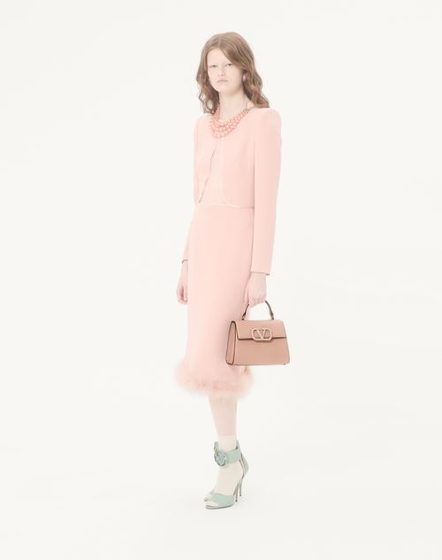 Valentino Garavani - Small Vsling Handbag With Jewel Logo - Rose Cannelle - Woman - Top Handle Bags